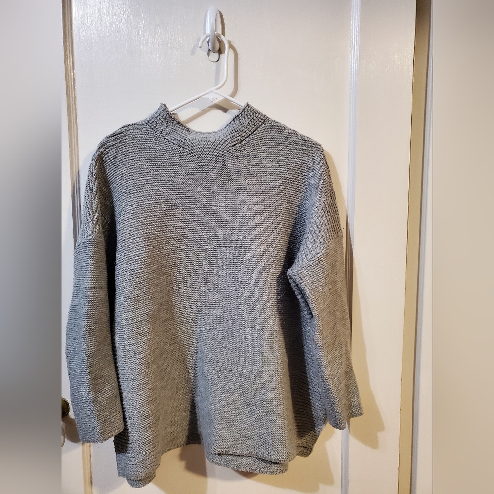 Knot Sisters Grey Sweater